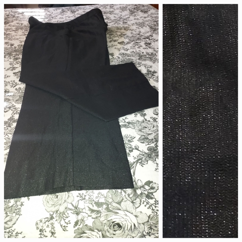 Avenue Wide Leg Lurex